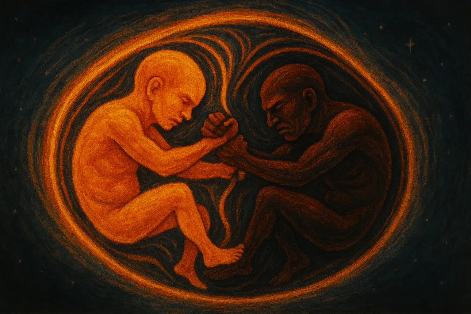 En el vientre materno…